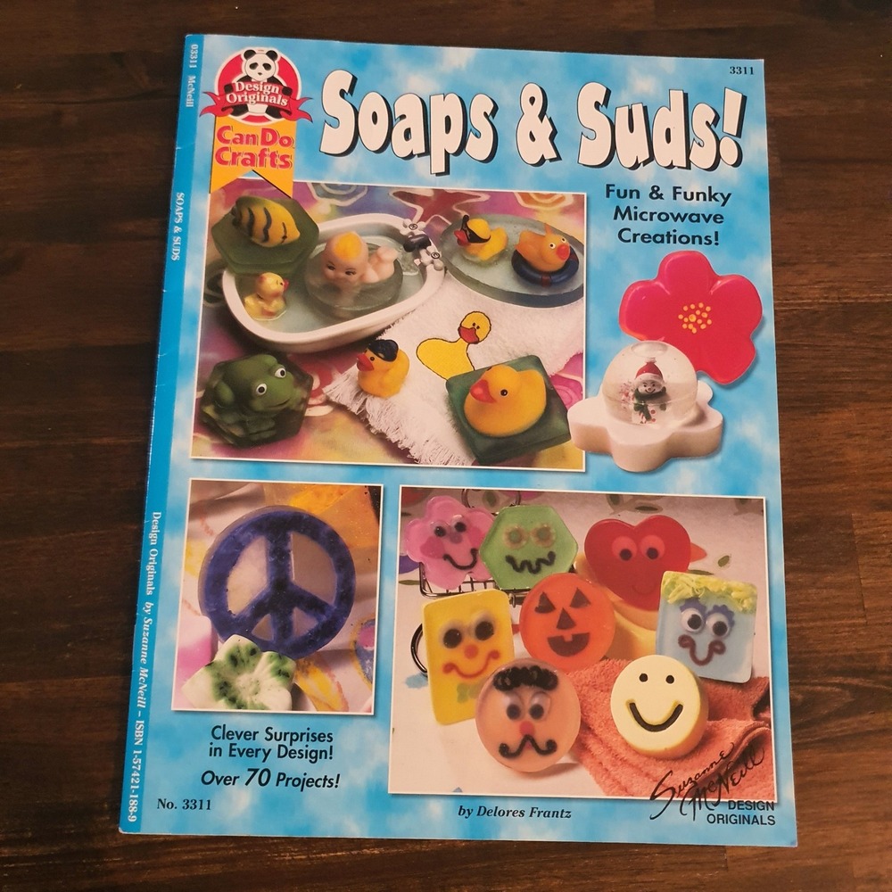 Design Originals Soaps & Suds Fun Funky Microwave Creations Book 3311 McNeill